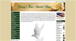 Desktop Screenshot of carneyfrostfuneralhome.com